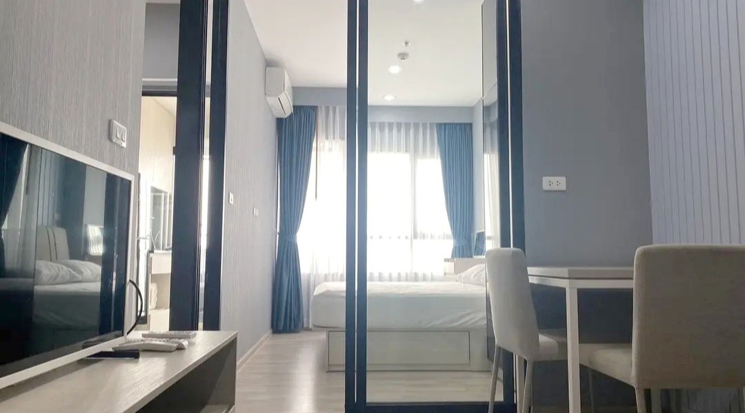 Condo For Rent Niche Mono Mega Space Bangna 1 bedplus 31 sq.m Fully fernished Lease 12000-