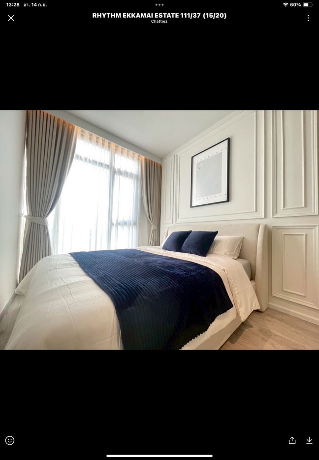 For Rent Condo Rhythm ekkamai estate fully furnished (S03-2125)