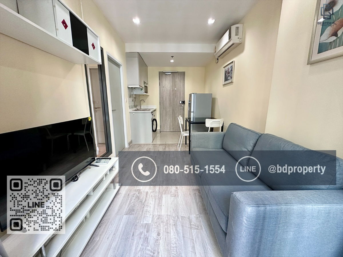 BESTDEAL FOR RENT  1 Bedroom  31 sqm. Special Price 15k/Month “IDEO MOBI RAMA 9” Near Phraram Kao 9 MRT Station 80 meters.