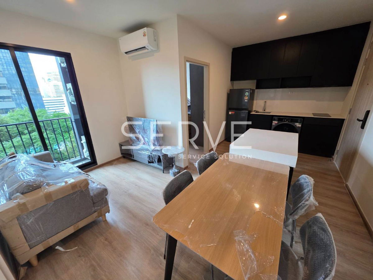 2 Beds 1 Bath Nice Room New Condo Fully furnished Good Location MRT Phra Ram 9  220 m @  NUE District R9