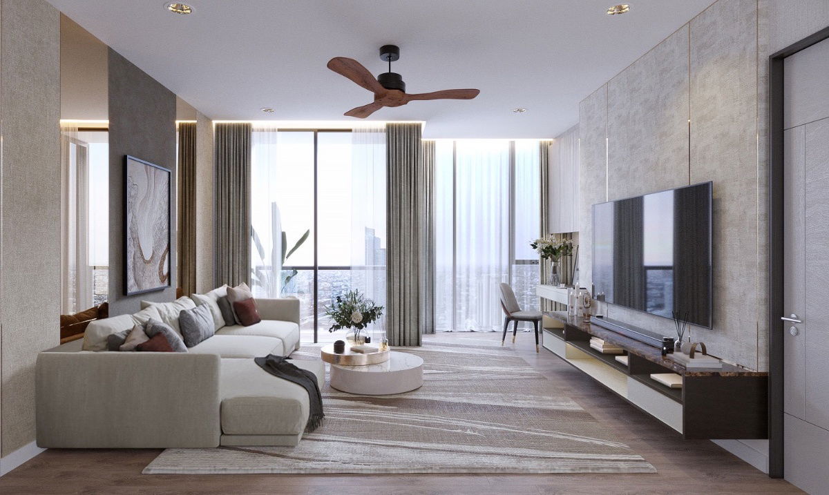 💎豪华公寓 2 卧室出租，Kramm sukhumvit 26 出租，准备搬家 💎