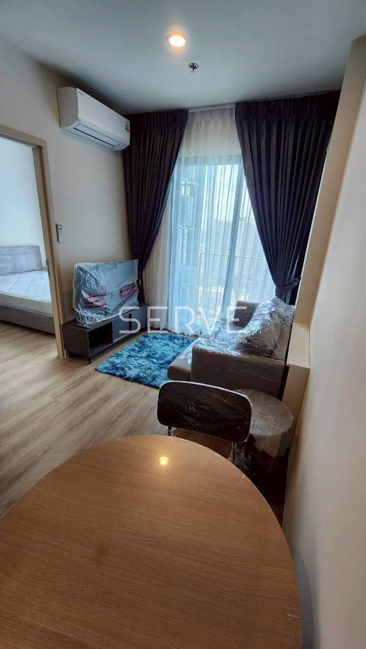 1 Bed 1 Bath Nice Room Fully furnished New Condo Good Location Close to MRT Phra Ram 9  220 m.  @ NUE District R9