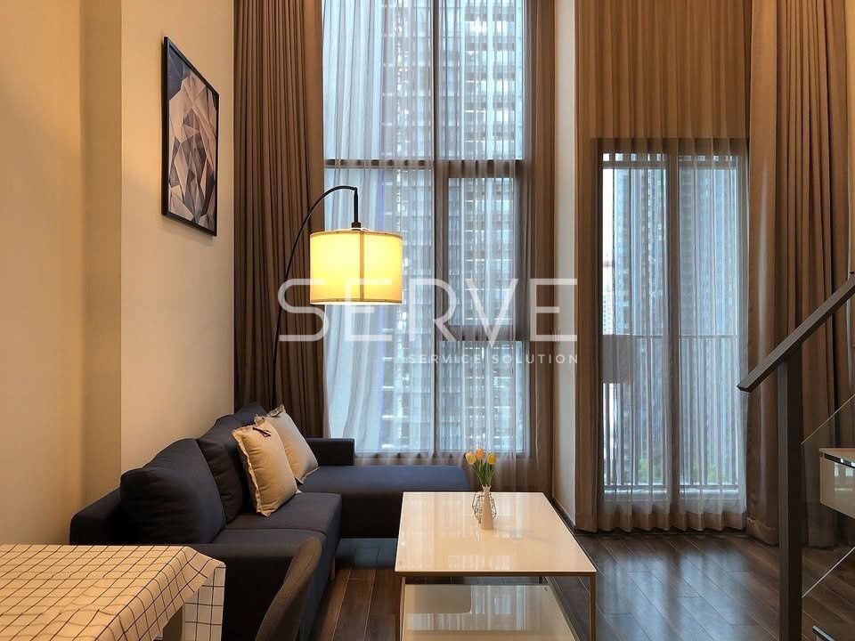 Duplex Large Room City View Fully furnished Good Location Close to MRT Rama 9 & Central Rama 9 @ KnightsBridge Space – Rama 9