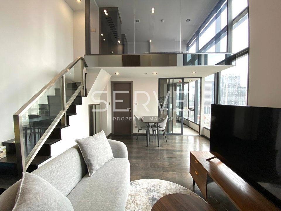 Duplex Large Room City View Fully furnished Good Location Close to BTS BTS Ratchathewi 300 @ CONNER Ratchathewi