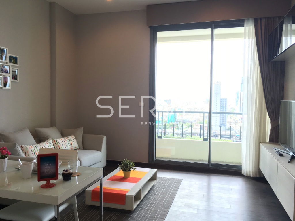 1 Bed Large Room City View Nice Room Good Location Close to MRT Phetchaburi 150 m @ Q Asoke