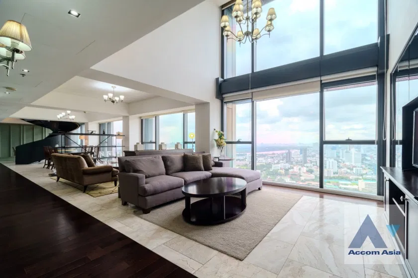 🔼🔽 AccomA 📩 Riverside / River View,Fully Furnished,Duplex Condo,Double High Ceiling 4 BR Condominium @The Met Sathorn (AA33130)