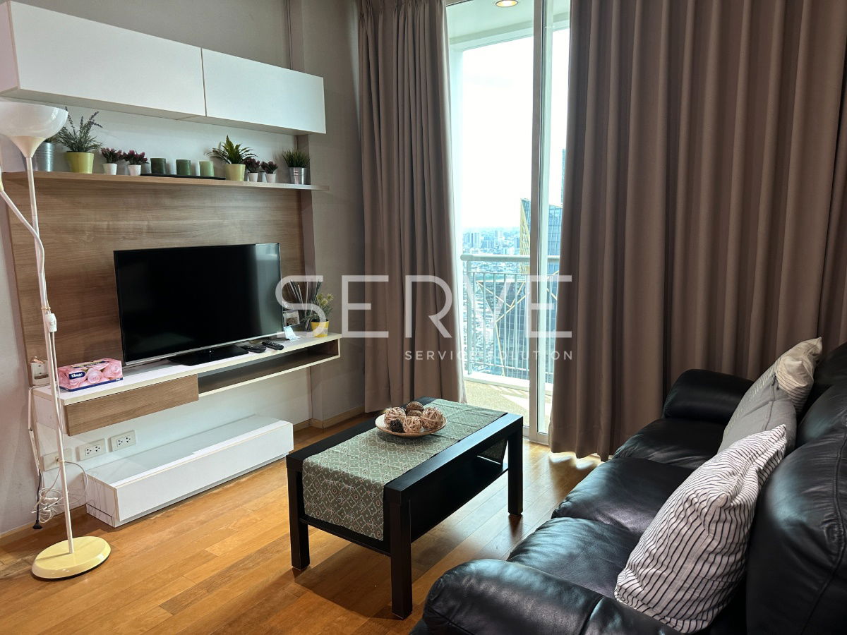 1 Bed Super High Fl. 35+  City view Fully furnished  Good Location Close To BTS Thaya Thai @ Villa Rachatewi