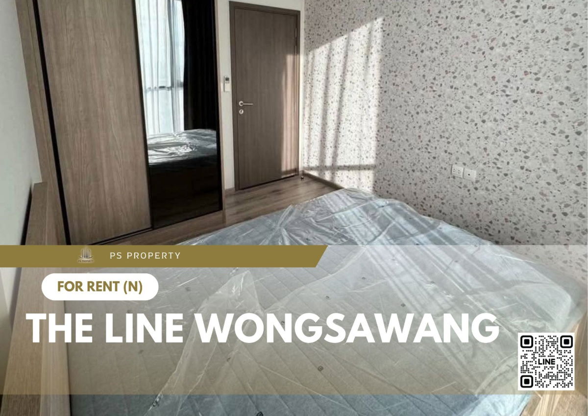 For rent 📍 THE LINE Wongsawang 📍 Fully furnished and equipped, near Wong Sawang MRT station