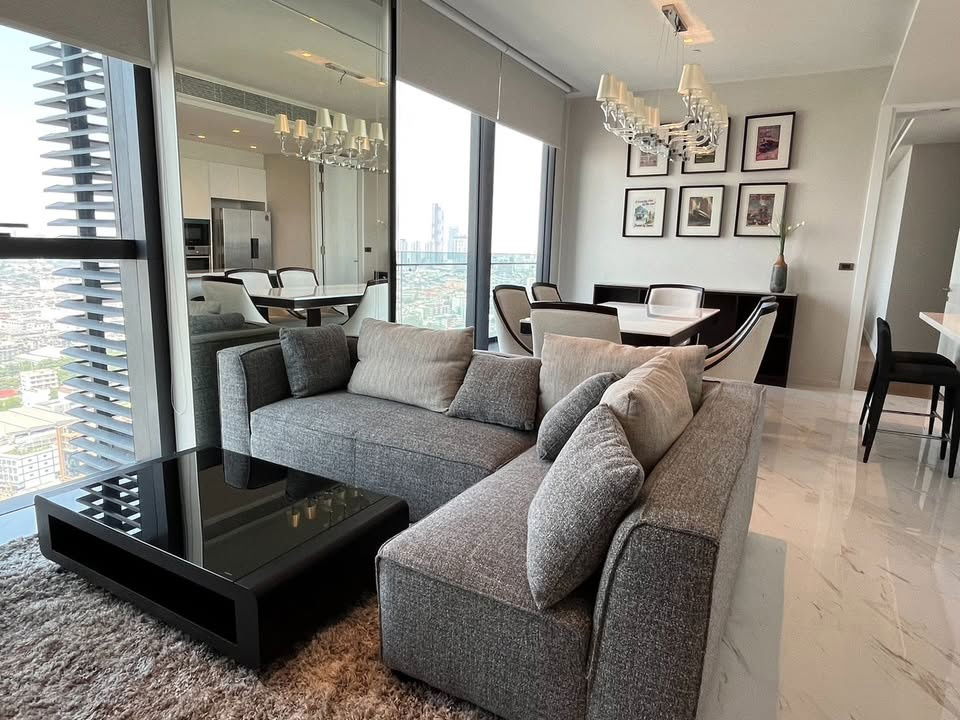 TA8247✨LineID @556ryccg🌉3 Bedroom 138 sqm High floor Fully furnished Canapaya Residences Rama3