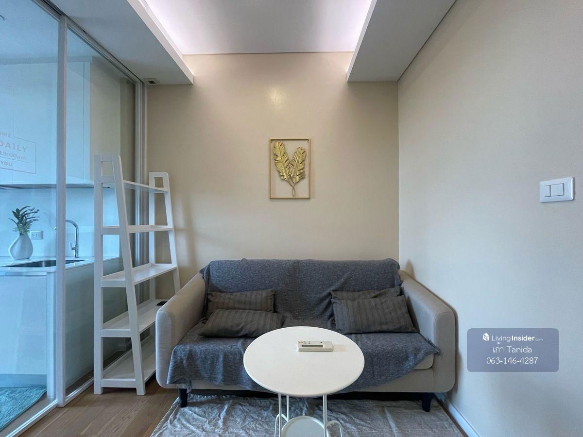 The Saint Residences, beautiful room, city view, near BTS/MRT, Lat Phrao Intersection, fully furnished + electrical appliances, line: @551txomc