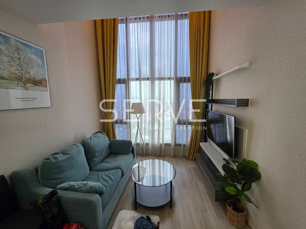 Duplex 1 Bed Condo in Huai Khwang Area Close to MRT Huai Khwang 120 m.-Centric Ratchada Huai Khwang