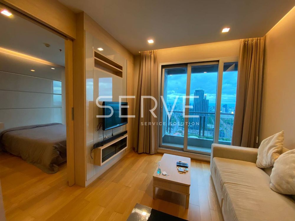 1 Bed 1 Bath with Bathtub Nice Room Good Location MRT Phetchaburi 150 m. / For Rent-The Address Asoke