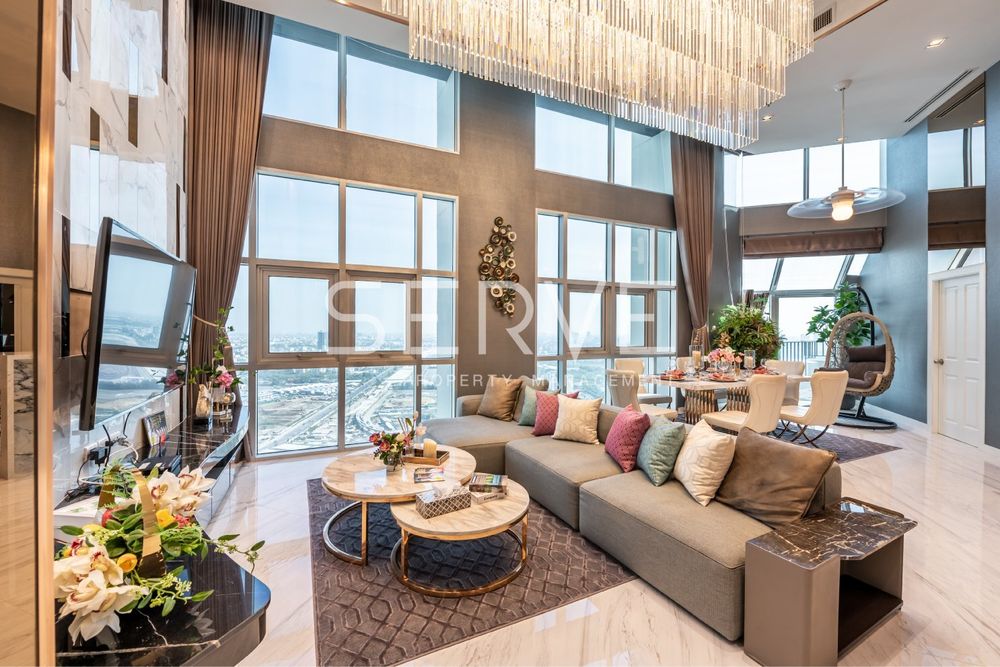 Nice Room 2 Beds with Bathtub Large Unie Good Location MRT Phra Ram 9  500 m. and CentralPlaza-Belle Grand Rama 9