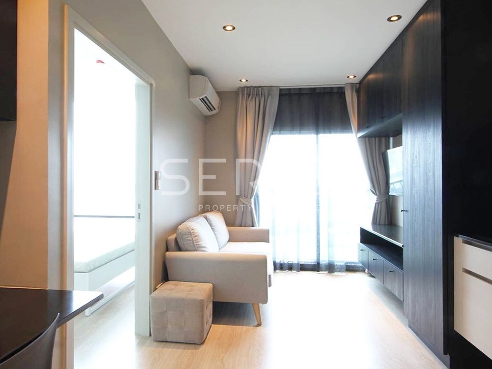 Corner Unit 1 Bed Good Location MRT Thailand Cultural Centre 80 m. / For Rent &For Sale-Noble Revolve Ratchada 1