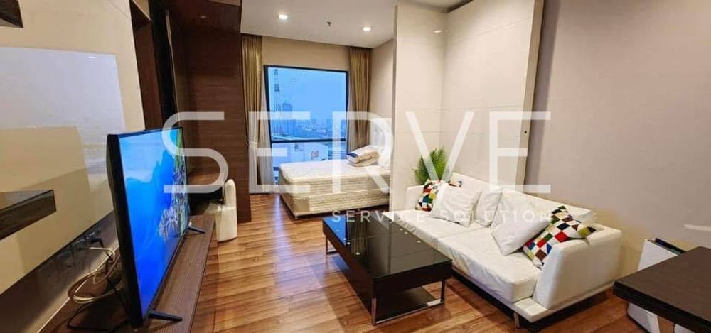 Studio Large Room Good Location Close to MRT Thailand Cultural Centre 220 m. / For Rent-IVY Ampio