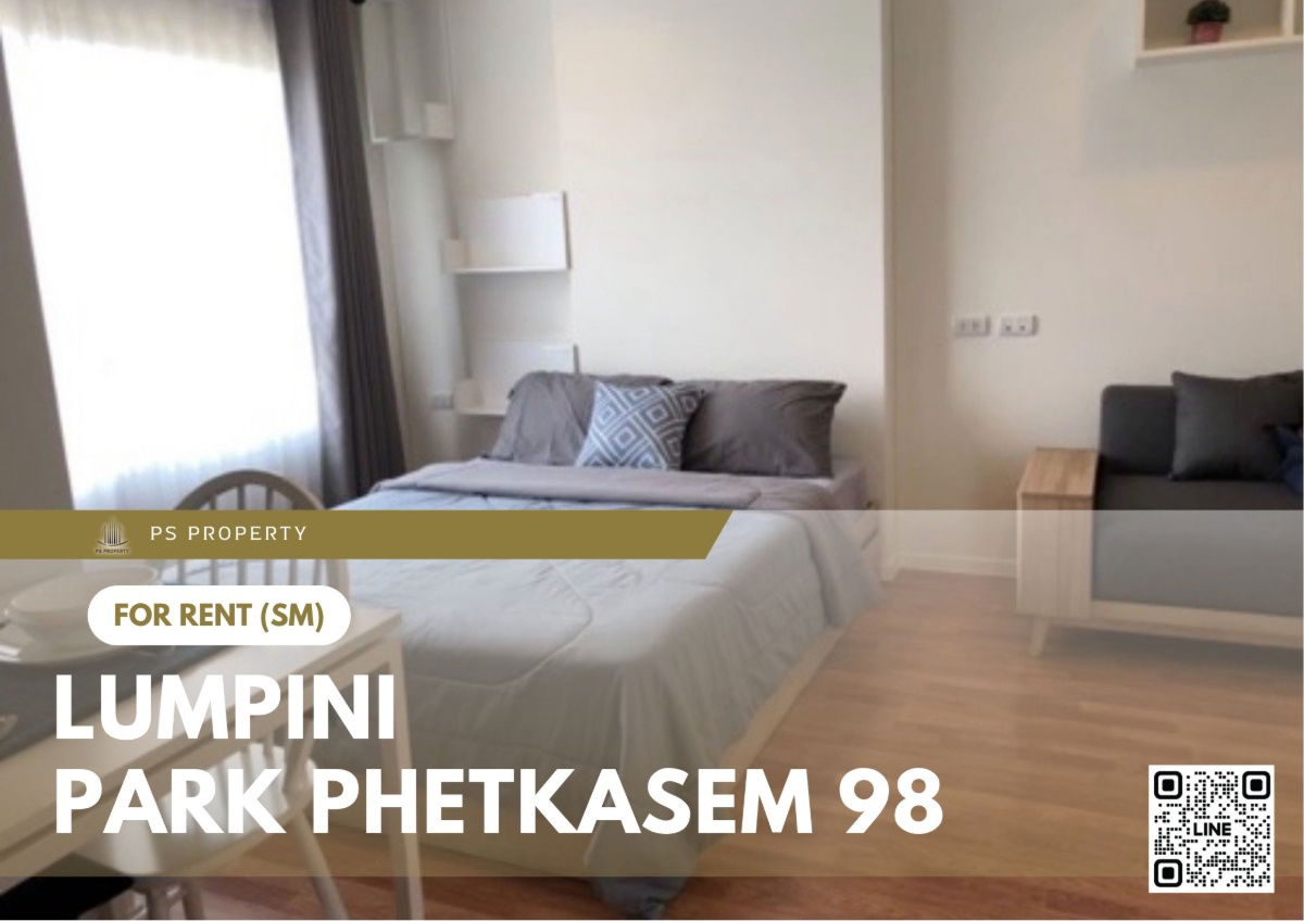 For rent ✨ Lumpini Park Phetkasem 98 ✨ Fully furnished and equipped with appliances, located on Phetkasem Road.