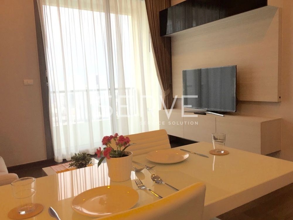 1 Bed 1 Bath Nice Room Good Location MRT Phetchaburi 60 m. & Singha Complex / For Rent-Q Asoke