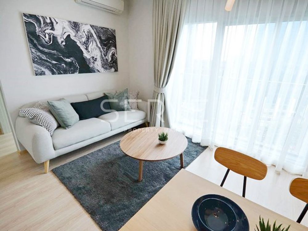 Corner Unit 2 Bed Nice Decorate Next to MRT Thailand Cultural Centre 80 m. / Condo For Rent-Noble Revolve Ratchada 1