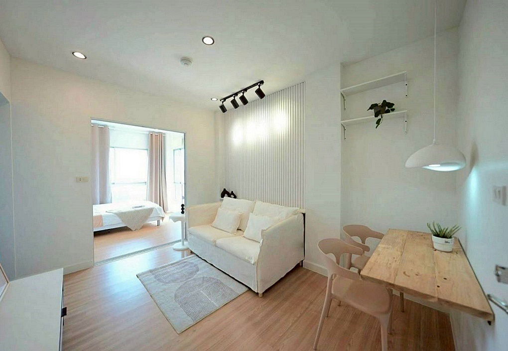 Call : 099-624-1956 Condo Chaengwattana THE KITH, walk to Pink Line BTS, near Central Chaengwattana, corner room