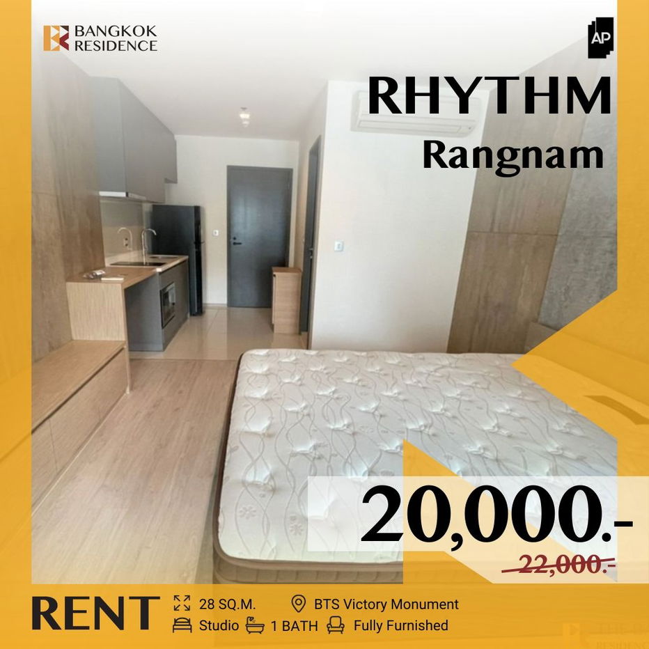 RHYTHM Rangnam ✨ Available Now, Fully Furnished & Ready to Move In 🛋️ Near BTS Victory Monument