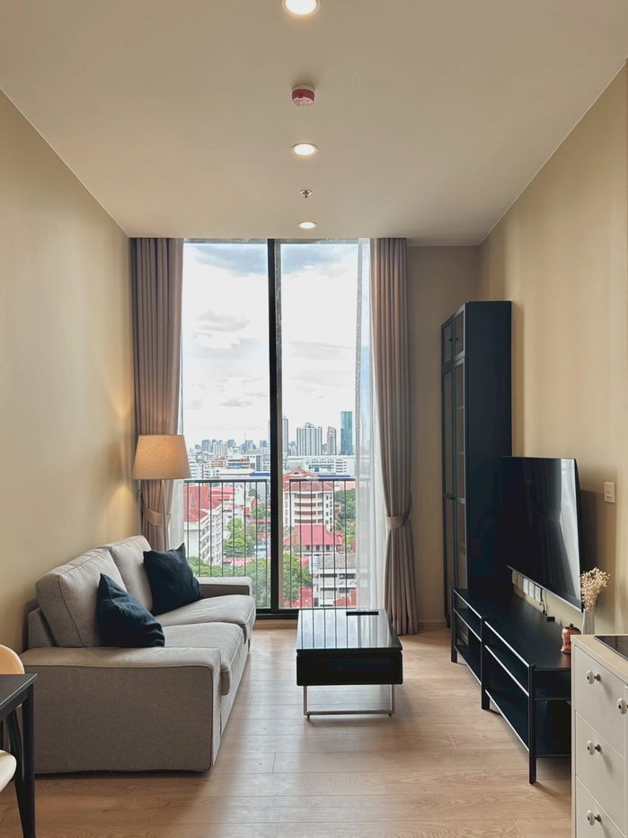 For Rent Noble BE 19 high floor very beautiful view fully furnished 1 bedroom 35 sqm. 25,000 baht