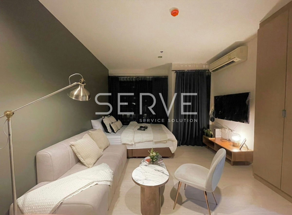 Studio Nice Room Fully furnished Good Location Close to  MRT Phra Ram 9  300 m. and CentralPlaza @ Rhythm Asoke