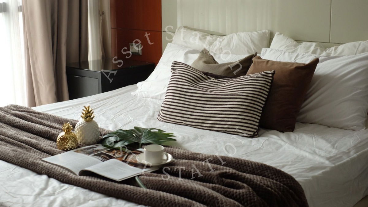 💎Ready to rent✨ The Address Sukhumvit 28 - Luxurious, warmly decorated room, condo near BTS Phrom Phong🚅