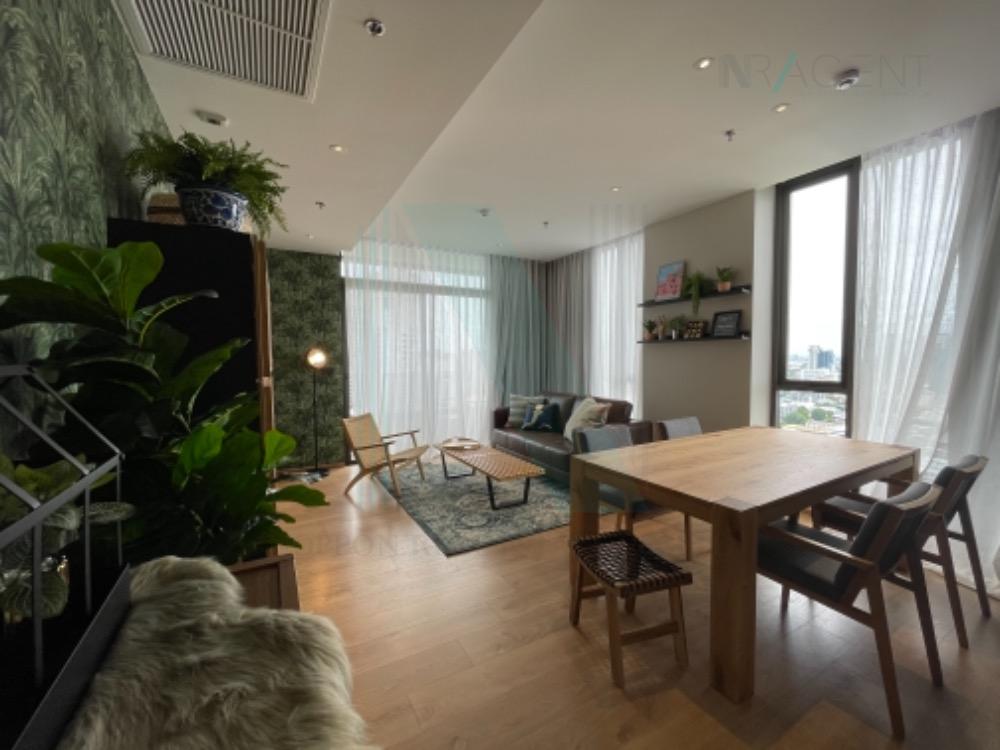 For Rent Condo THE FINE BANGKOK THONGLOR-EKAMAI Building 1, Floor 28,3 bed room, Room size 92.00 sqm