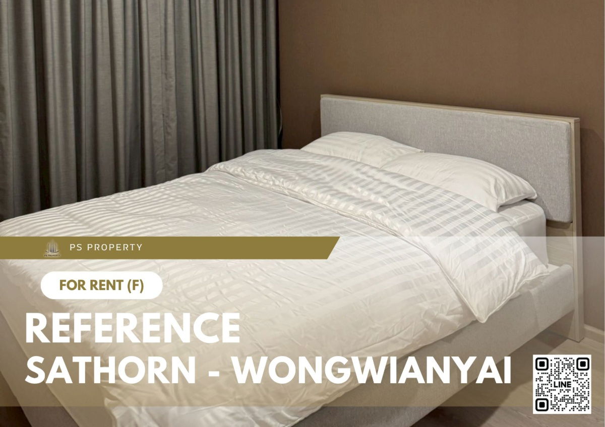 For rent 📍 Reference Sathorn - Wongwianyai 📍 Fully furnished and equipped, near BTS Wongwian Yai