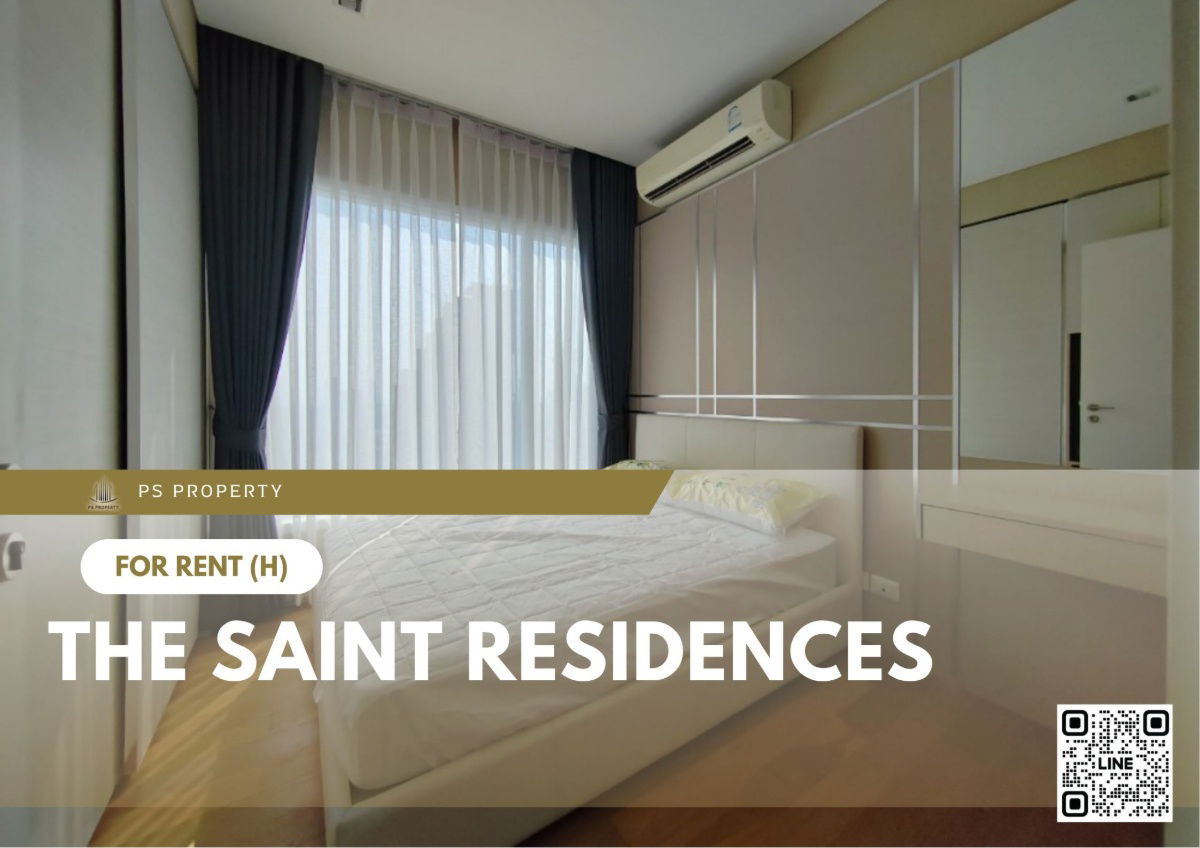 For rent 📍 The Saint Residences 📍 Fully furnished and equipped, near BTS Ha Yaek Lat Phrao