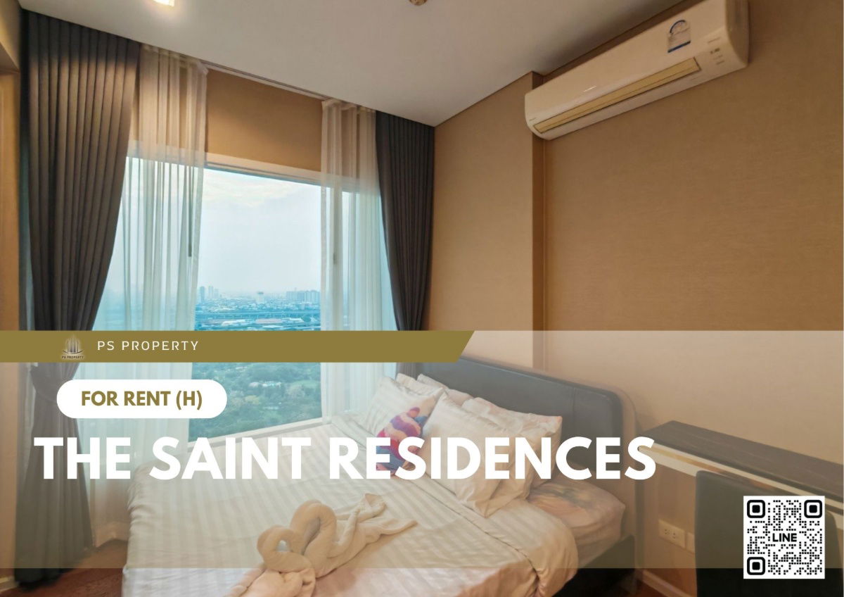 For rent ✨ The Saint Residences ✨ Fully furnished and equipped, near BTS Ha Yaek Lat Phrao