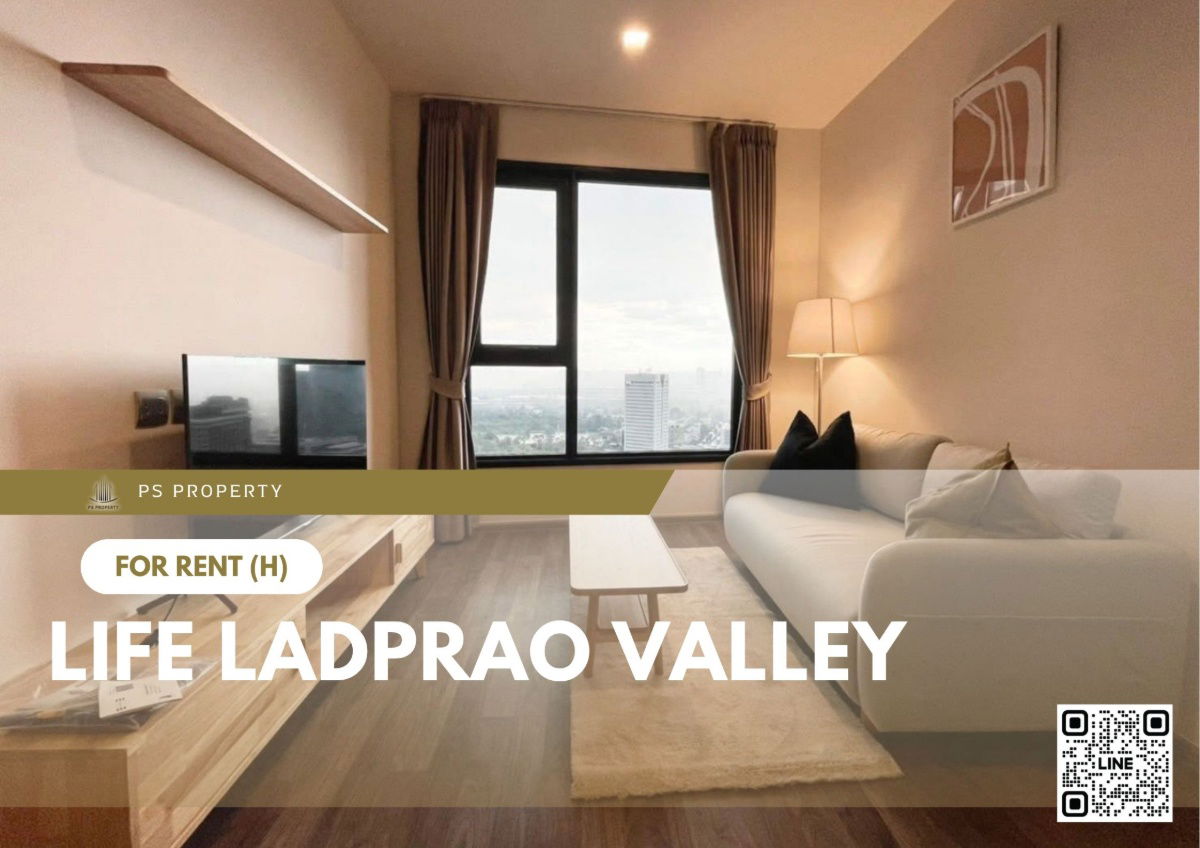 For rent 📍 Life Ladprao Valley 📍 Fully furnished and equipped, near BTS and MRT