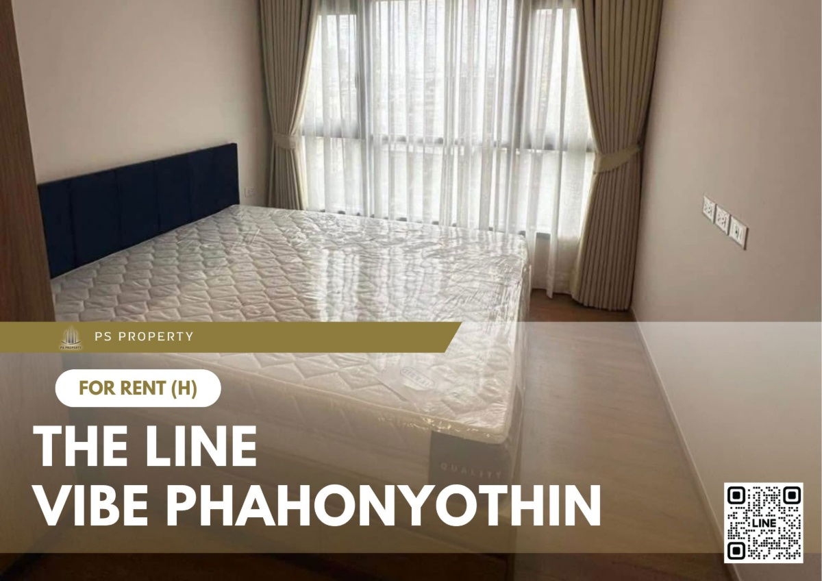 For rent 📍 THE LINE VIBE Phahonyothin 📍 Fully furnished and equipped, near BTS Ha Yaek Lat Phrao Station