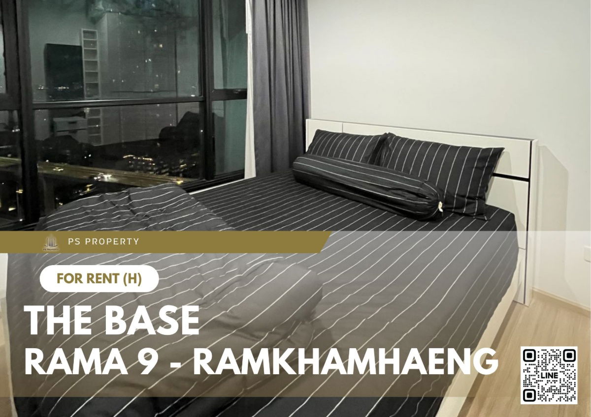 For rent 📍 The Base Rama 9 - Ramkhamhaeng 📍 Fully furnished and equipped, near Airport Link Ramkhamhaeng