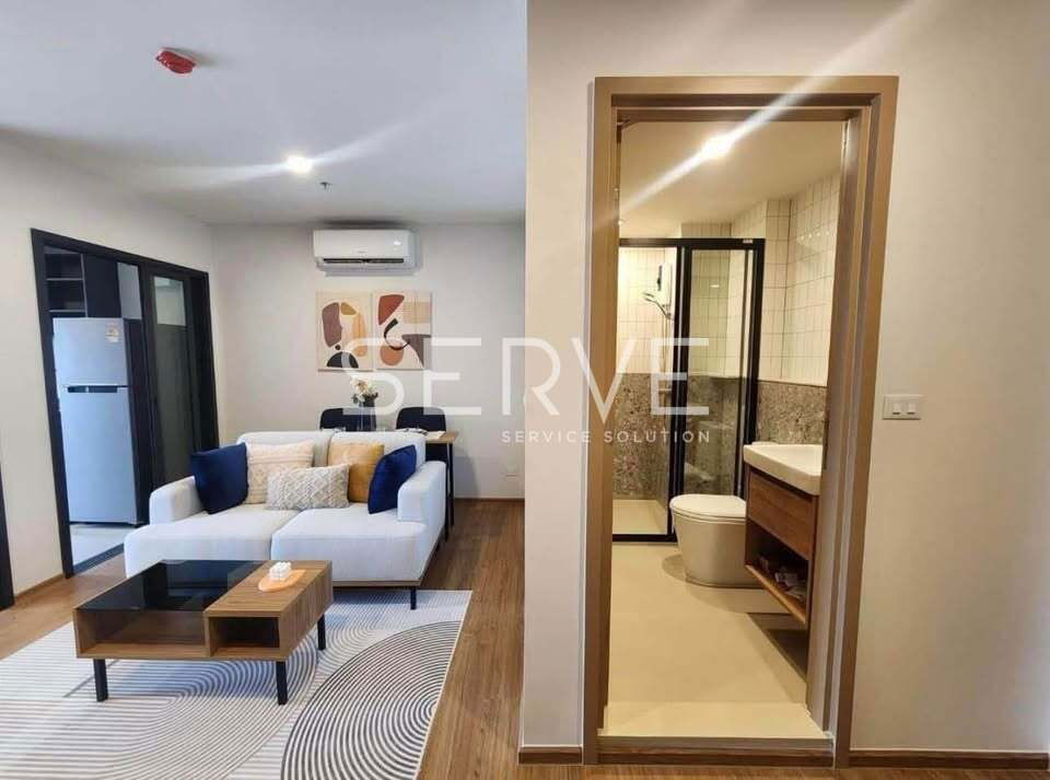 1 间卧室，家具齐全，可欣赏城市景观，位置优越，靠近 BTS Ha yaek lat phrao 300 m。