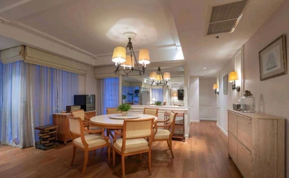 For rent: Lang Suan Ville, 2 bedrooms, beautiful, good location, ready to move in, near BTS Ratchadamri. Interested, add Line @841qqlnr