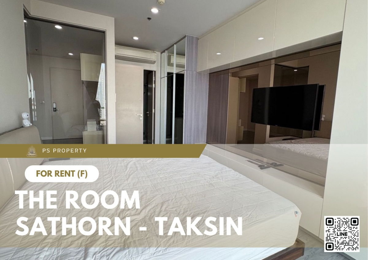 For rent ✨ The Room Sathorn - Taksin ✨ Fully furnished and equipped, near BTS Saphan Taksin