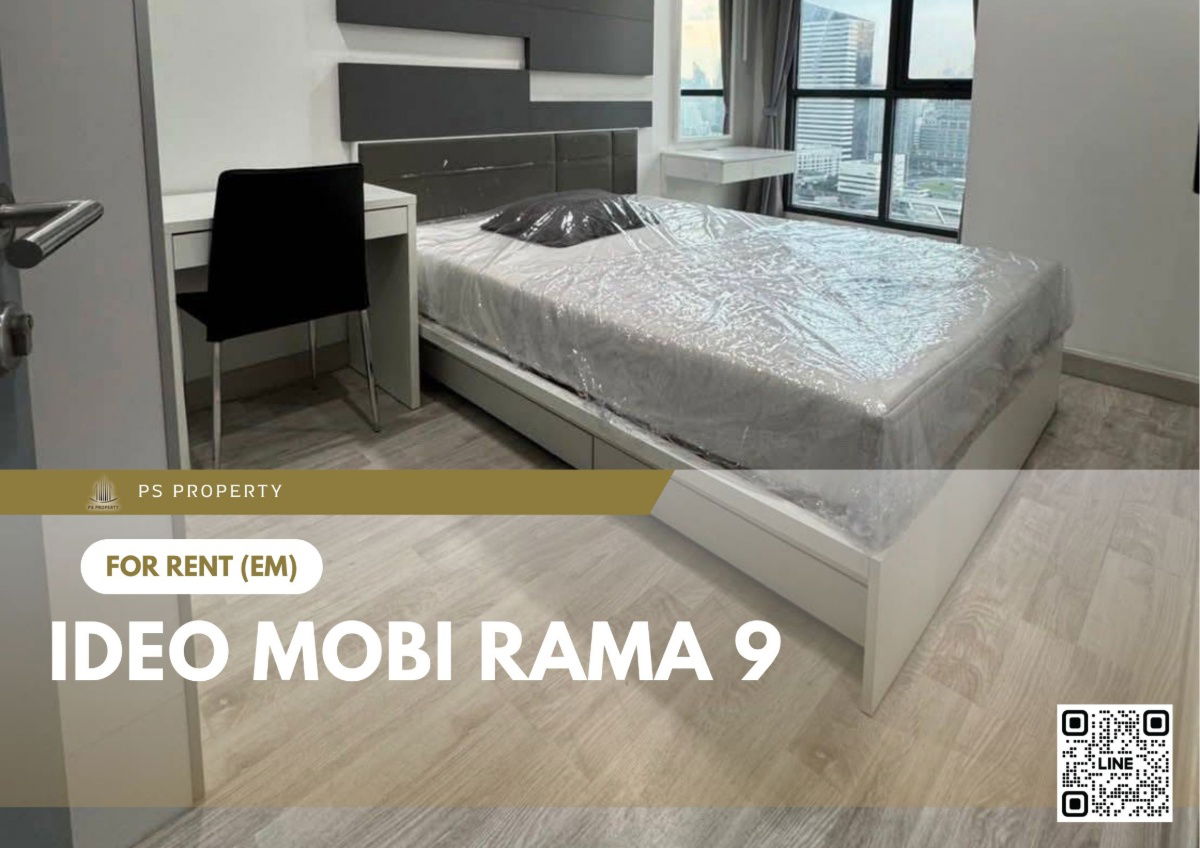 For rent 📍 IDEO Mobi Rama 9 📍 Fully furnished and equipped, near MRT Rama 9