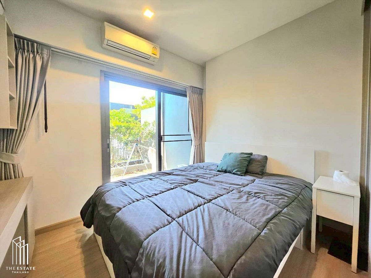 For rent Whizdom Connect, 38.47 sq.m., 1 bedroom + 1 office, open view, pleasant green space @ 25,000 baht