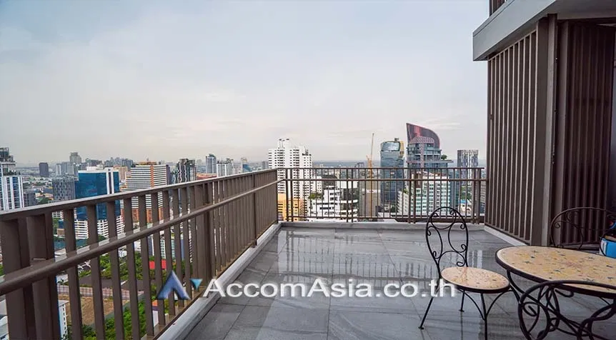 🔼🔽 AccomA 📩 Huge Terrace 3 BR Condominium @Quattro Thonglor (13001691)