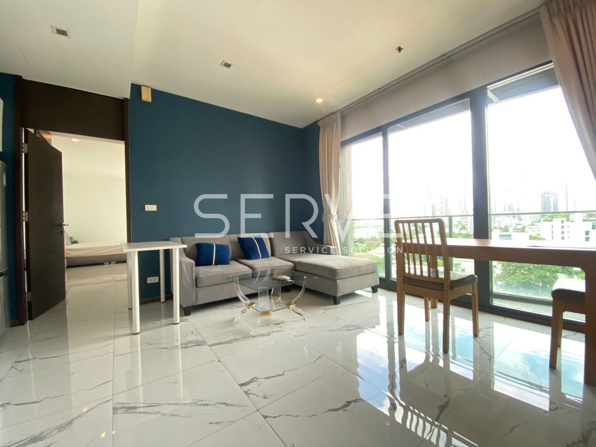 🔥Hot Price 25K🔥 - 1 Bed with Bathtub 52.83 sq.m. Garden View Directly connecting to BTS Thong Lo at Noble Remix Condo / For Rent