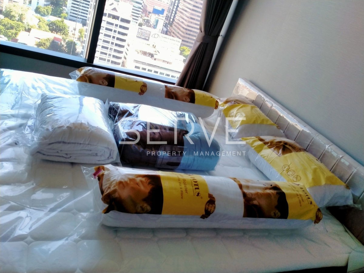 1 Bed 1 Bath Nice Room City View Luxury brand Good Location  Close to MRT Phetchaburi station  @ The Esse at Singha Complex