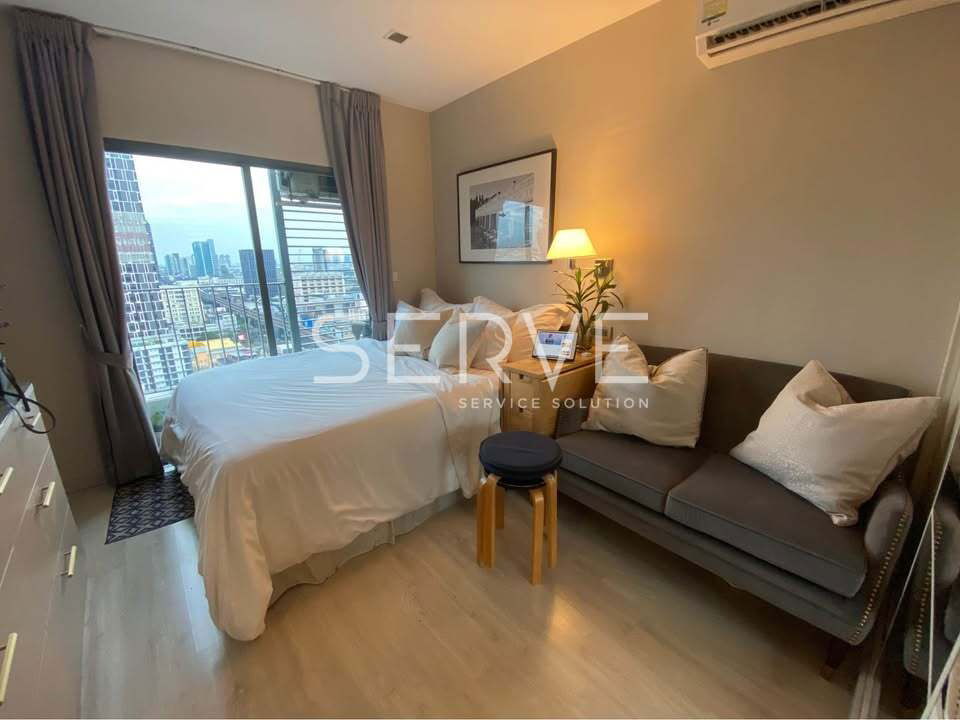 🔥Hot Price 16K🔥 - Studio Nice Room 22 sq.m. Good Location Next to BTS On nut 100 m. at Ideo Mobi Sukhumvit Condo / For Rent