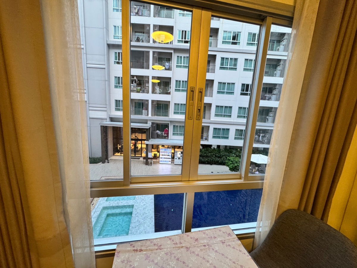 ✅For rent: D Condo Rin, 3rd floor, B building, pool view, studio room, 28 sq m. ☎️064-792-4426 (Ben)