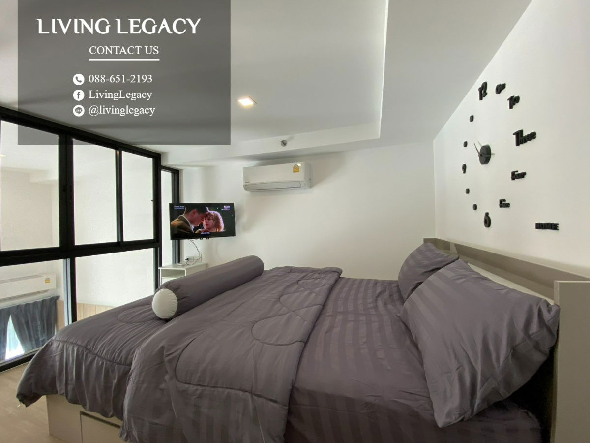 SXDC3N Condo For Rent The Rich Rama 9 - Srinakarin 40 Sq.M. Floor 29 line id : @livinglegacy