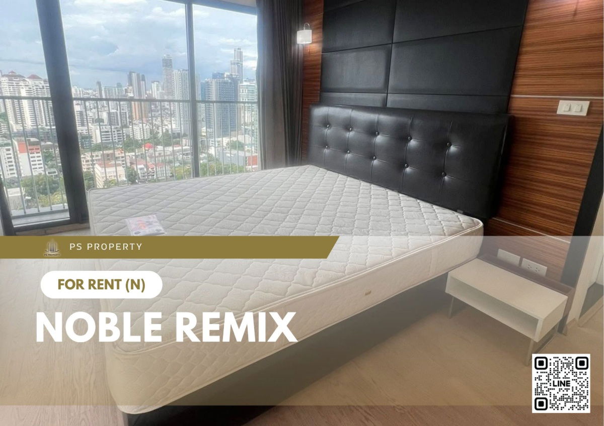 For rent 📍 Noble Remix 📍 2 bedrooms, 2 bathrooms, fully furnished and equipped with appliances