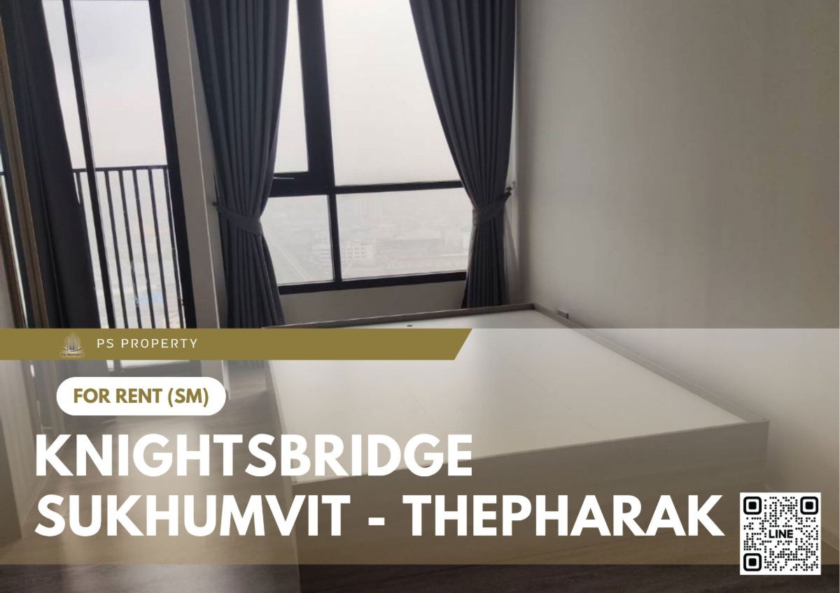 For rent 📍 Knightsbridge Sukhumvit - Thepharak 📍 near MRT Thipphawan, fully furnished and equipped with appliances