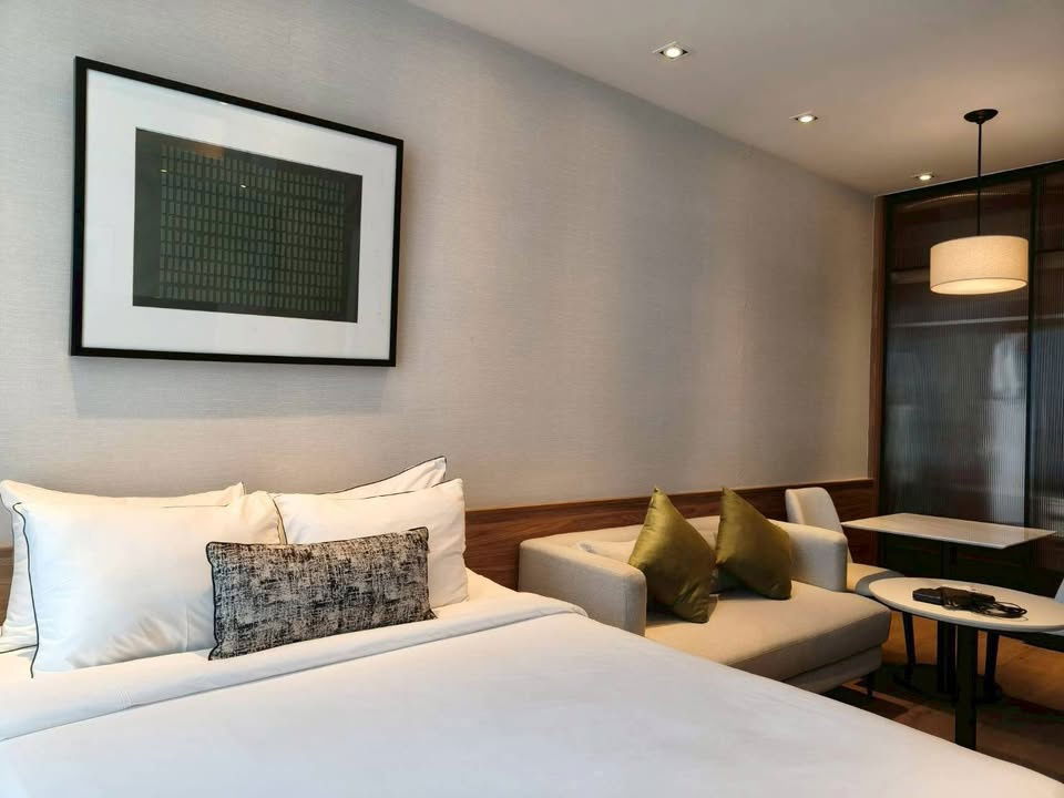 Condo for rent at Park Origin (Phrom Phong) Sukhumvit Soi 24, just 600 meters from BTS Phrom Phong Beautiful, clean, new unit, ready to move in