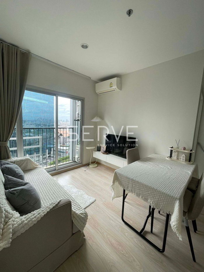 2 Bed 1 Bath Nice Room Good Location Next to MRT Thailand Cultural Centre 80 m. / For Rent-Noble Revolve Ratchada 2