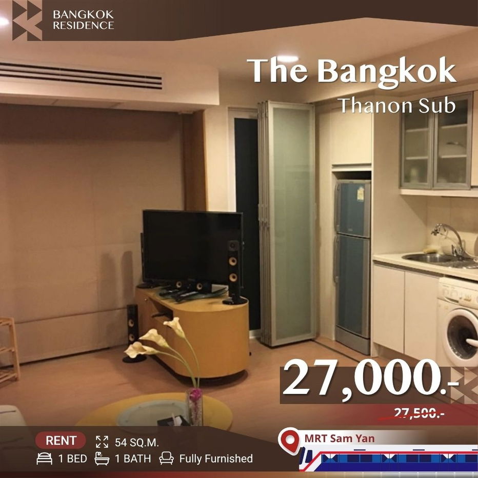 The Bangkok Thanon Sub 💖 Stylish Unit in a Prime Location 💎 Near MRT Sam Yan